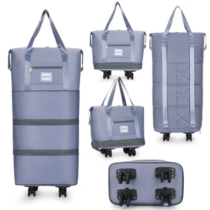 Travel bag, backpack large-capacity disassembly universal wheel storage bag, duffel bag portable multi-layer checked  with wheel - Image 9