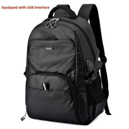 Backpack Backpack Men's Casual Business Computer Bag School Bag Men's Trend Simple Commuting Large Capacity Travel Bag Men's - Image 8