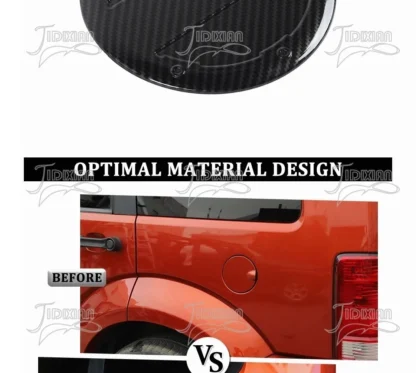 JIDIXIAN Car Exterior Fuel Tank Cap Decoration Cover for Dodge Nitro for Jeep Liberty 2007-2012 for Grand Commander 2006-2010 - Image 12