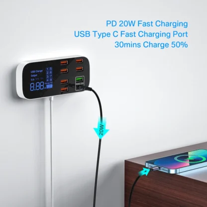 Quick Charge USB Charger HUB Tablet Portable Travel Mobile Phone Charger Adapter Fast Charger For iPhone xiaomi huawei samsung - Image 5