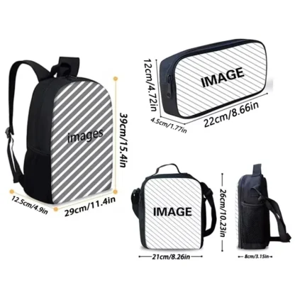 Football CR7 Child School Backpack With Shoulder Bag Pencil Bags School R-Ronaldos Bags for Boys Girls Best Gift - Image 38