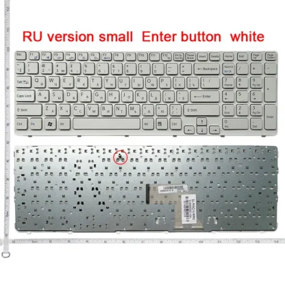 US/RU/UK New for SONY VAIO SVE 15 series SVE15111 SVE1511 SVE15 SVE15113 laptop Black Keyboard US version - Image 6