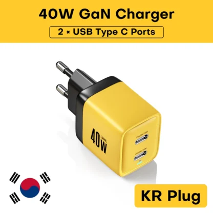ASOMETECH 40W USB C GaN Charger Portable 20W Type C Chargers Support PD Quick Charging For iPhone 14 Pro Max 11 ipad MacBook - Image 10