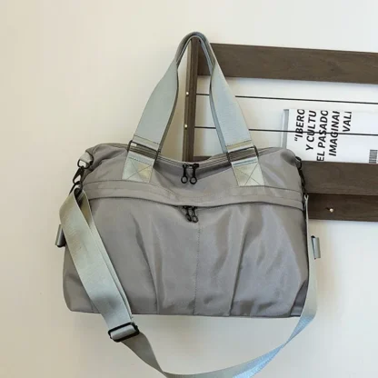 Large Capacity Oxford 2024 High Quality Travel Handbag Zipper Solid Trendy Casual Crossbody Bag Soft Versatile Popular Handbag - Image 4