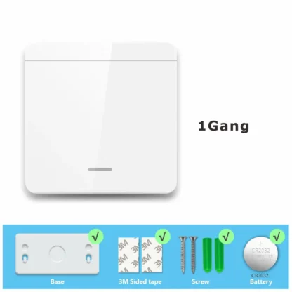 RF Wireless Smart Plug 110V 220V 16A High-power Socket and 86 Wireless Push Button Wall Switch with Battery for Home Appliance - Image 8