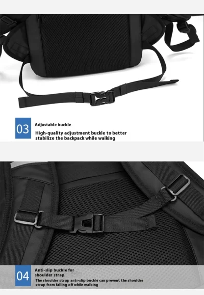 New large capacity backpack for sports travel, dry and wet separation, lightweight multi pocket backpack for business trips, com - Image 30
