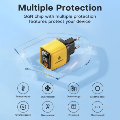 USB C Charger 35W Gan Fast Charge Charger Type C PD3.0 QC4.0 PPS Phone Charger For iPhone 14 Pro 13 12 Samsung S23 S22 Tablets - Image 5