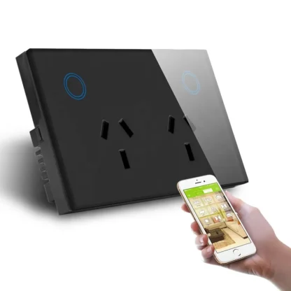 Melery Matter Smart Wall Socket AU Electrical Plug Outlet Power Glass Panel Voice Remote,SmartThings Homekit Alexa Google Home - Image 15
