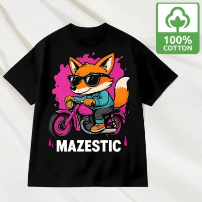 Funny Cartoon Animal print Graphic 100% Cotton T-shirt Unisex Street Oversized Casual Tees Y2K Loose Children's Clothing - Image 9