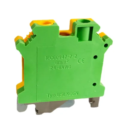 10pcs/lot UK6N UK 6N Screw Feed-through Wire Connector UK 6mm² Universal Plug Multi-Color Electrical DIN Rail Terminal Block - Image 8