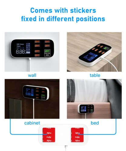 Quick Charge USB Charger HUB Tablet Portable Travel Mobile Phone Charger Adapter Fast Charger For iPhone xiaomi huawei samsung - Image 9