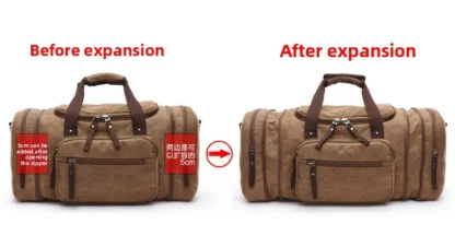 New Fashion Outdoor Travel Bag Handbag Canvas Crossbody Backpack Trend Large Capacity Casual Shoulder Bag - Image 11