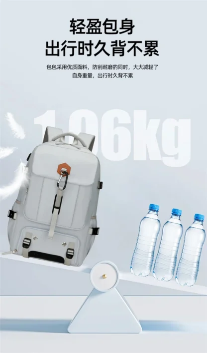 Outdoor backpack for travel, 50L waterproof camping backpack for women and men, backpack with shoe compartment - Image 20