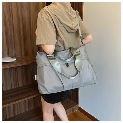 Large Capacity Oxford 2024 High Quality Travel Handbag Zipper Solid Trendy Casual Crossbody Bag Soft Versatile Popular Handbag - Image 47