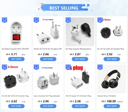UK CN Japan JP US Brazil Plug Adapter Europe EU To US American Chinese Japan Travel Adapter Electrical Plug Power Sockets Outlet - Image 29
