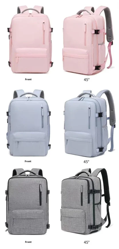 Customized commuting large capacity backpack with dry and wet separation storage, mommy travel bag, short distance business trip - Image 31