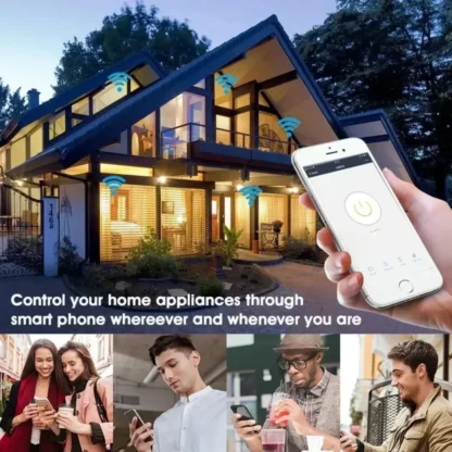 Melery Tuya Wall Socket WIFI Smart Australia Plug USB TYPE-C PD 30W  Argentina Outlet Power Touch Remote by Alexa Google Home - Image 5