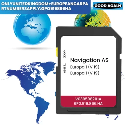 NEW 2024 MIB2 UK/Europe GPS SD Card Alhambra Ateca Arona Toledo Tarraco Ibiza  Leon AS V19 Car Navigation SD Card 32GB - Image 4