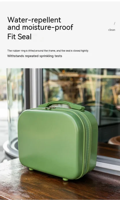 14 Inch Travel Portable Solid Color Lightweight Small Hard Makeup Box New Style Student Lightweight Boarding Luggage - Image 16