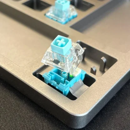 Kailh Emerald Blue Switch Custom Mechanical Keyboard Accessories 5Pin Linear 45g  Super Smooth Pre-lubed For Leobog Hot Swap Kit - Image 11