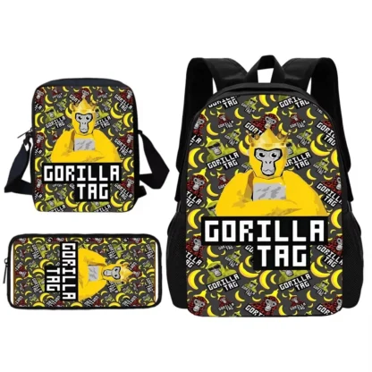 Novelty Cool Gorilla tag Child School Backpack With Shoulder Bag Pencil Bags School Bags for Boys Girls Best Gift - Image 8
