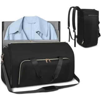 Convertible Travel Suit Bag Multifunctional Convertible Clothing Duffel Handbag Wear-Resistant Folding Backpack Hiking Rucksack