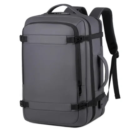 40LExpandable USB Travel Backpack, Flight Approved Carry on Bags for Airplanes,Water Resistant Durable 17-inch backpack men - Image 10