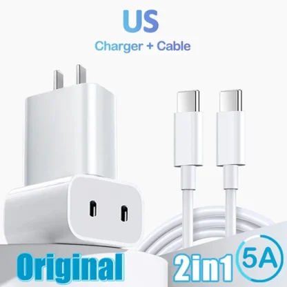 40W PD Charger Dual USB C Quick Charger QC4.0 QC3.0 PD 4.0 USB Type C Fast Charger for iPhone 15 14 13 Xiaomi Phone Wall Adapter - Image 17