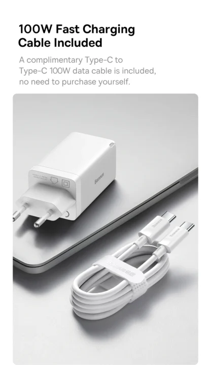 Baseus GaN 65W USB C Charger Quick Charge 4.0 3.0 QC4.0 QC PD3.0 PD USB-C Type C Fast USB Charger For iPhone 16 15 Pro MacBook - Image 29