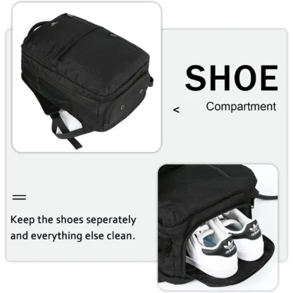 Cross border backpack, men's high-end computer bag, large capacity commuting multifunctional travel new business backpack - Image 11