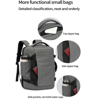 Versatile commuting backpack: waterproof fabric+carrying system, preferred for daily and short distance travel