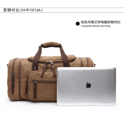 New Fashion Outdoor Travel Bag Handbag Canvas Crossbody Backpack Trend Large Capacity Casual Shoulder Bag - Image 35