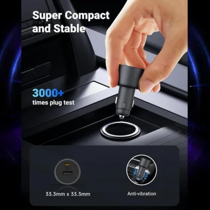 Xiaomi Car Charger 100W 90W 67W USB A Type C Dual Port Fast Charging Adapter Quick Charge Mi 15 14 13 13t 12 Pro 11 Redmi Poco - Image 2