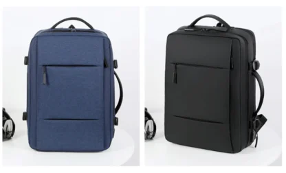 Classic Travel Backpack Men Business Backpack School Expandable USB Bag Large Capacity Laptop Waterproof Fashion Backpack - Image 16