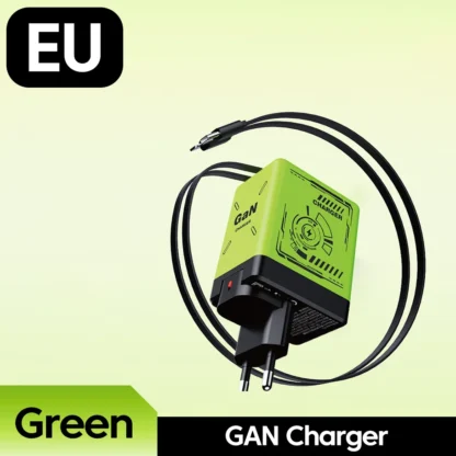 120W GaN Fast Charging Phone Charger With Type C/Lighting Retractable Cable For Iphone 16 15 Samsung Foldable pins Charger - Image 12