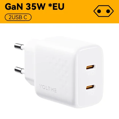 VOLTME USB C Charger 35W GaN Type C PD Fast Charging Quick Charge 4.0 3.0 For IPhone 15 14 13 Pro Max PD USB Charger For Samsung - Image 16