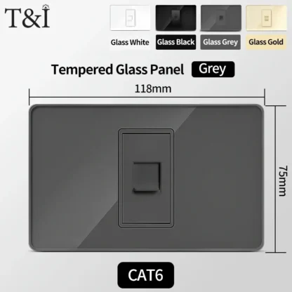 American Thai Standard 118*75mm USB Type-C 20W Fast Charging Power Outlet Smart 3A Socket Wall Light Switch Office Home Use 110V - Image 25