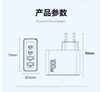 Essager 100W GaN USB Type C Caricabatterie PD QC Quick Charge 4.0 3.0 Type C Ricarica Rapida Per iPhone 14 13 12 Xiaomi Macbook - Image 25