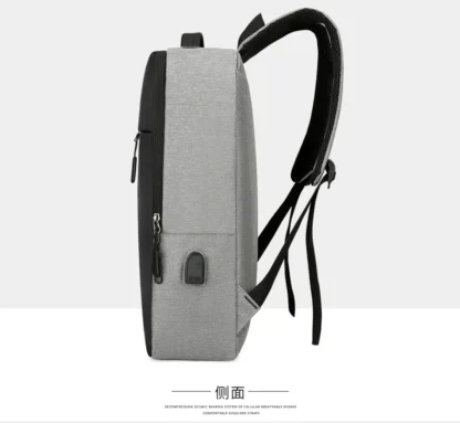 Men's Fashion Multifunctional Computer Backpack Large Capacity Waterproof Fabric Unisex Business Duty Backpack Shoulder Oxford F - Image 17