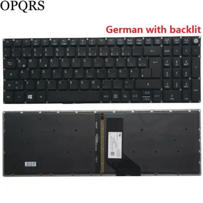 For Acer Aspire 7 A715-71 A715-71G A715-72 A715-72G A717-71 A717-72 Russian/US/UK/Spanish/Latin/German/Italian laptop Keyboard - Image 6