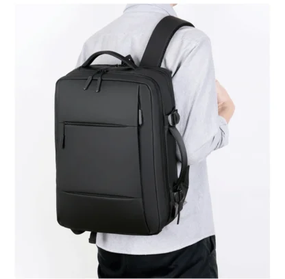 Classic Travel Backpack Men Business Backpack School Expandable USB Bag Large Capacity Laptop Waterproof Fashion Backpack - Image 38
