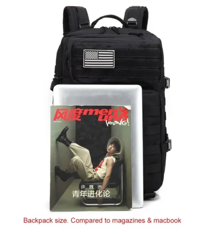 50L Tactical Backpack Men's Travel Large Capacity Rucksacks Men Waterproof Outdoor Sports Multi-functional Bags - Image 45