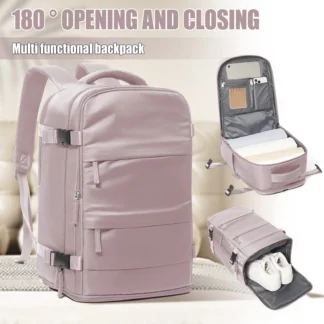 Women Men Travel Backpack , Cabin Bag Ryanair Hand Luggage 40x20x25 Travel Backpack College Bookbag Laptop Bag, eastpak rucksack