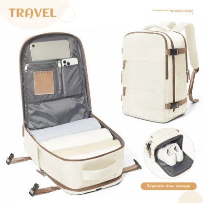Easyjet Cabin Bag 45x36x20 Backpack Cabin Men Laptop Backpack Under Seat Travel Backpack School Storage Laptop Bag Multipurpose - Image 11