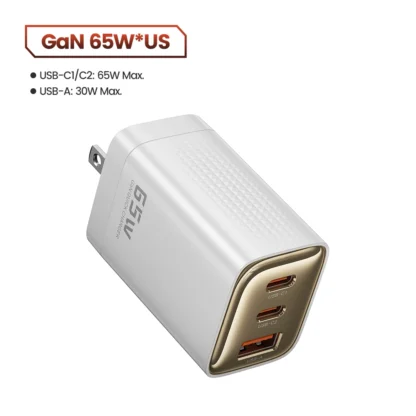 Toocki 65W Gan Charger USB Type C Three Port Fast Charging PD3.0 QC4.0 For iPhone 16 15 Samsung Galaxy23 Huawei - Image 9