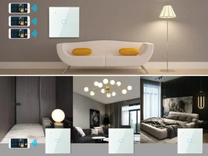 Tuya Smart Life WiFi Wall Touch Button 220V AC Light Switch for Lamp 1 2 3 4 Gang APP Voice Remote Control EU UK Europe Standard - Image 28