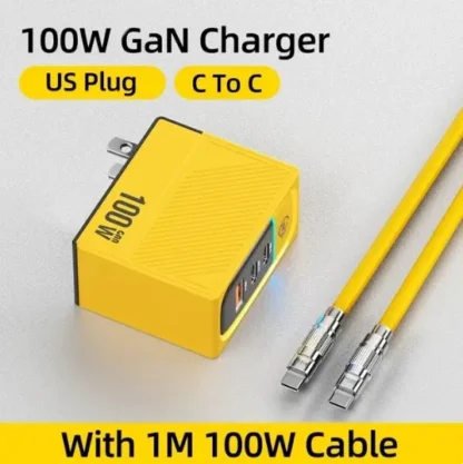 WEKOME GaN 100W Charger High Speed Fast Charging Type C Charger for Xiaomi 13 Samsung s23 ultra iPhone 15 pro max Macbook Pro - Image 14