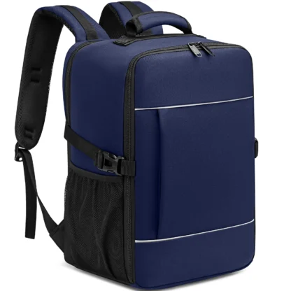 travel backpacks 40x20x25 ryanair cabin bag Unisex Carry-On Suitcase.15.6-inch Laptop Backpack For School,night reflective strip - Image 7