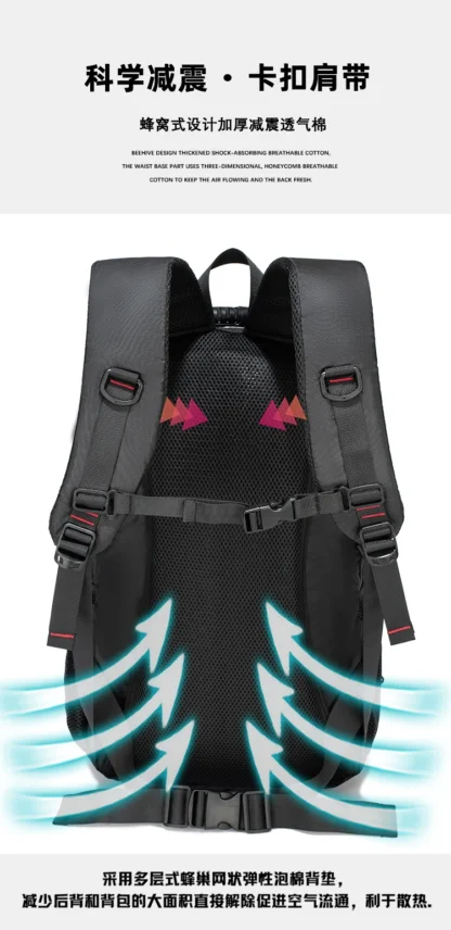 Travel backpack 40L waterproof lightweight outdoor hiking, men's and women's camping backpack - Image 23