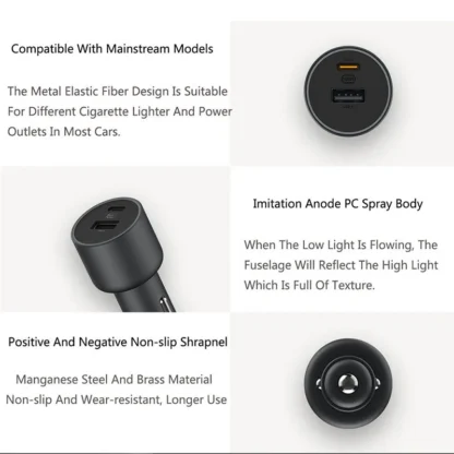 Xiaomi Car Charger 100W 90W 67W USB A Type C Dual Port Fast Charging Adapter Quick Charge Mi 15 14 13 13t 12 Pro 11 Redmi Poco - Image 37